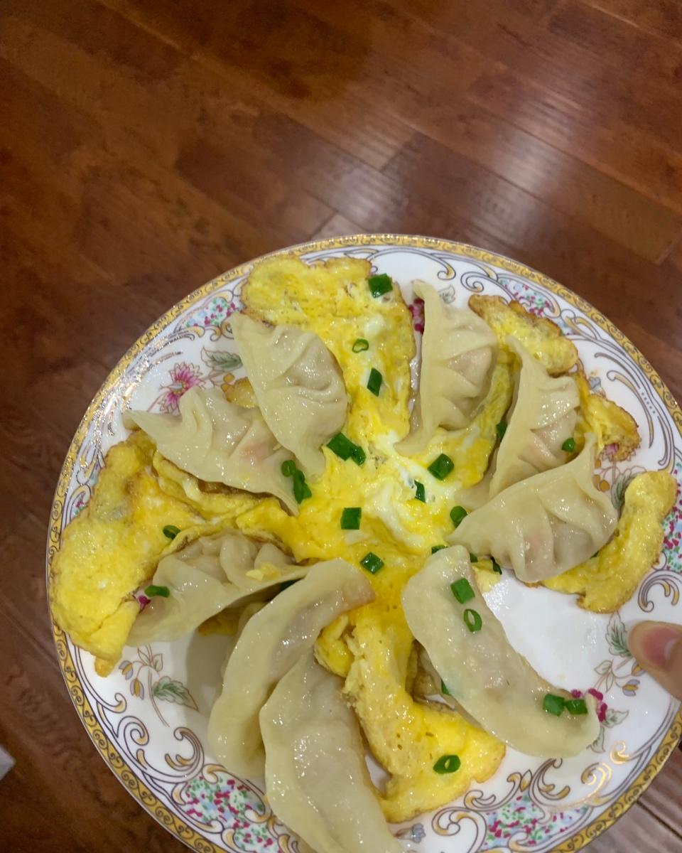 懒人快手抱蛋煎饺