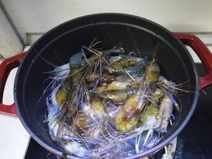 珐琅铸铁锅-干锅粉丝虾煲的做法 步骤13