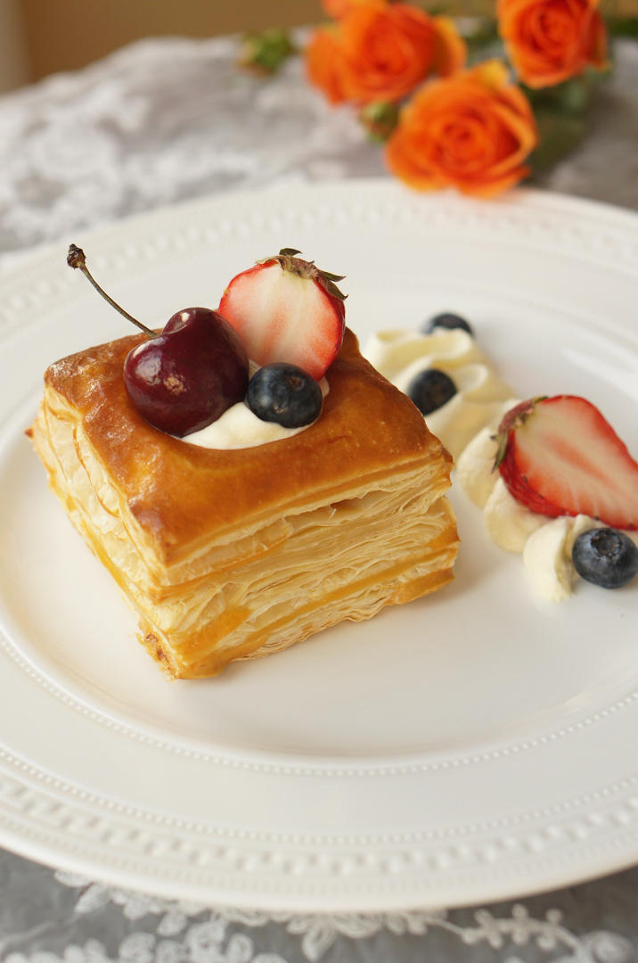 法式千层酥皮点心