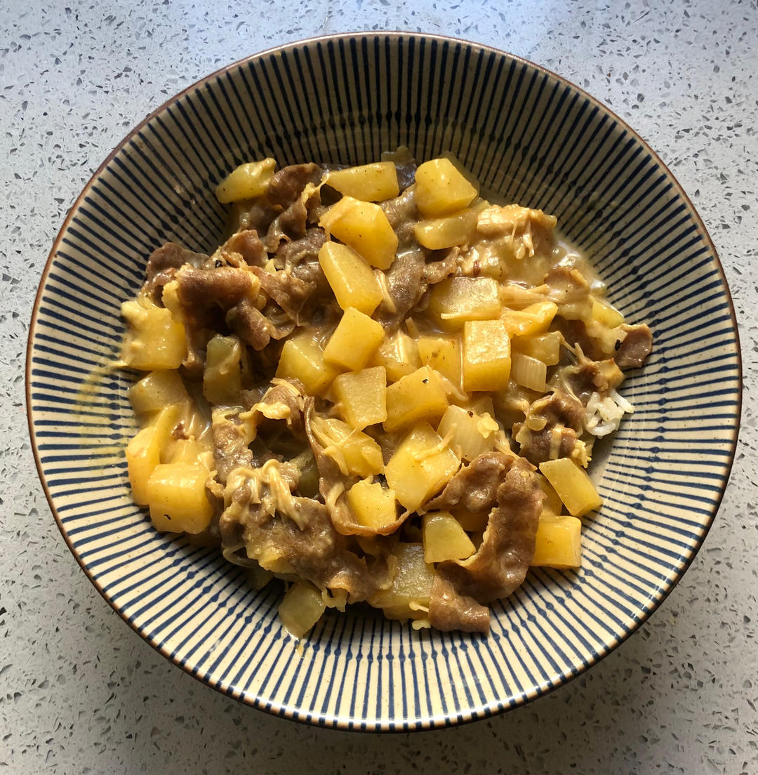超简单咖喱肥牛饭