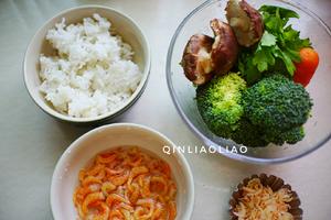 海米蔬菜粥-（拯救剩食）的做法 步骤1