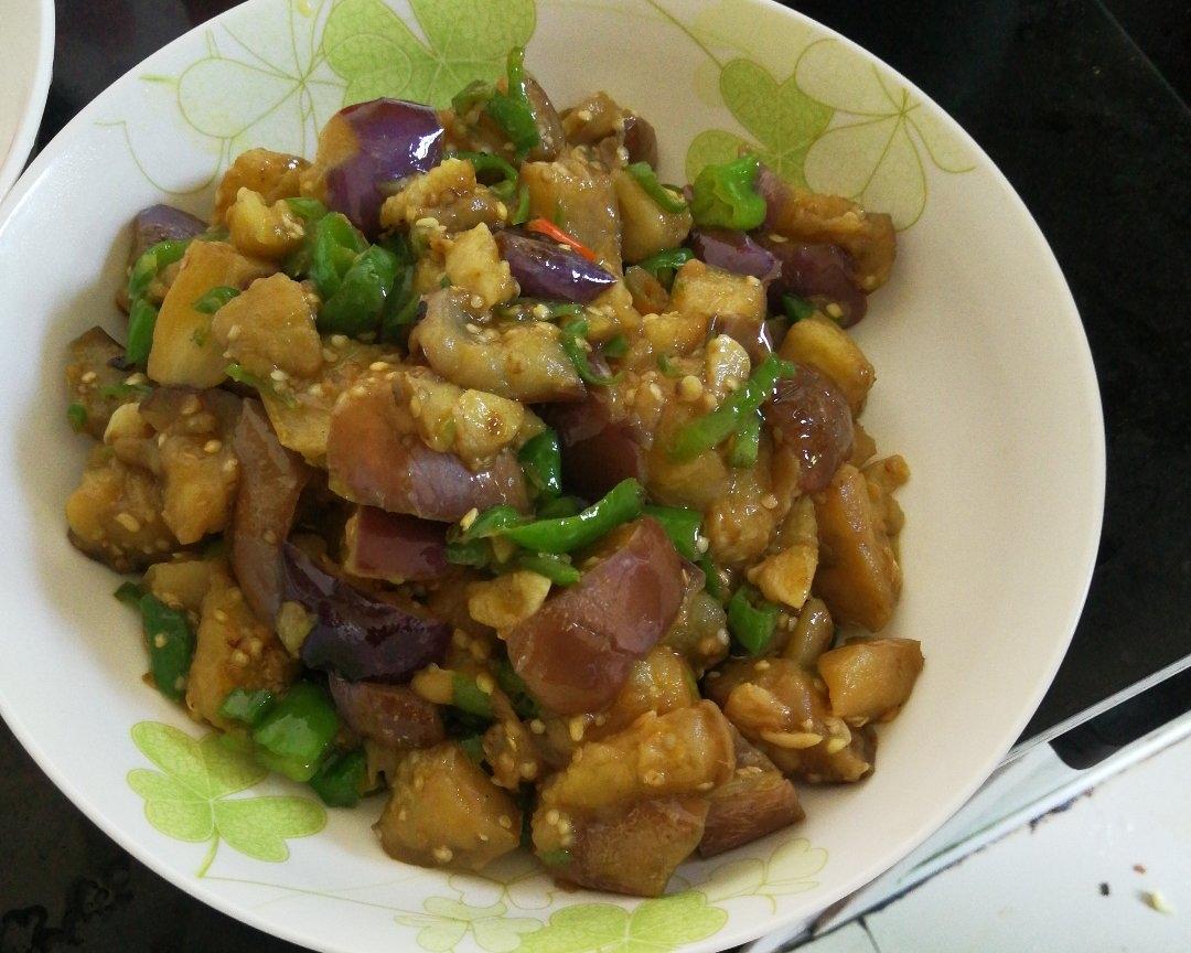 青椒茄子块
