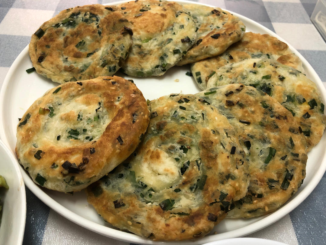 芝麻葱油饼味道好极啦😋