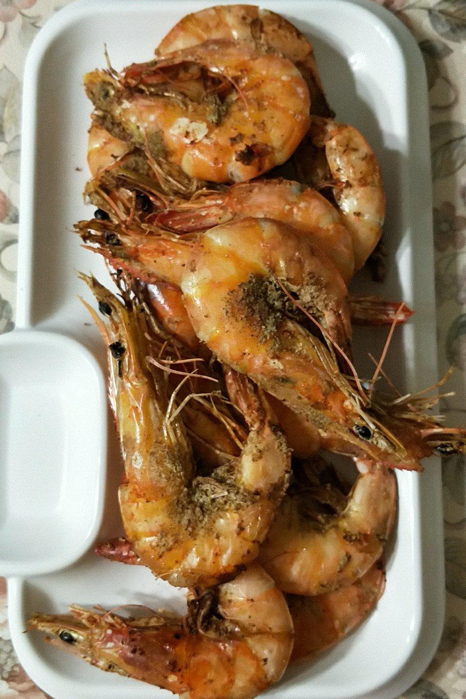 手机用户8710_n1t3做的空气炸锅の炸虾