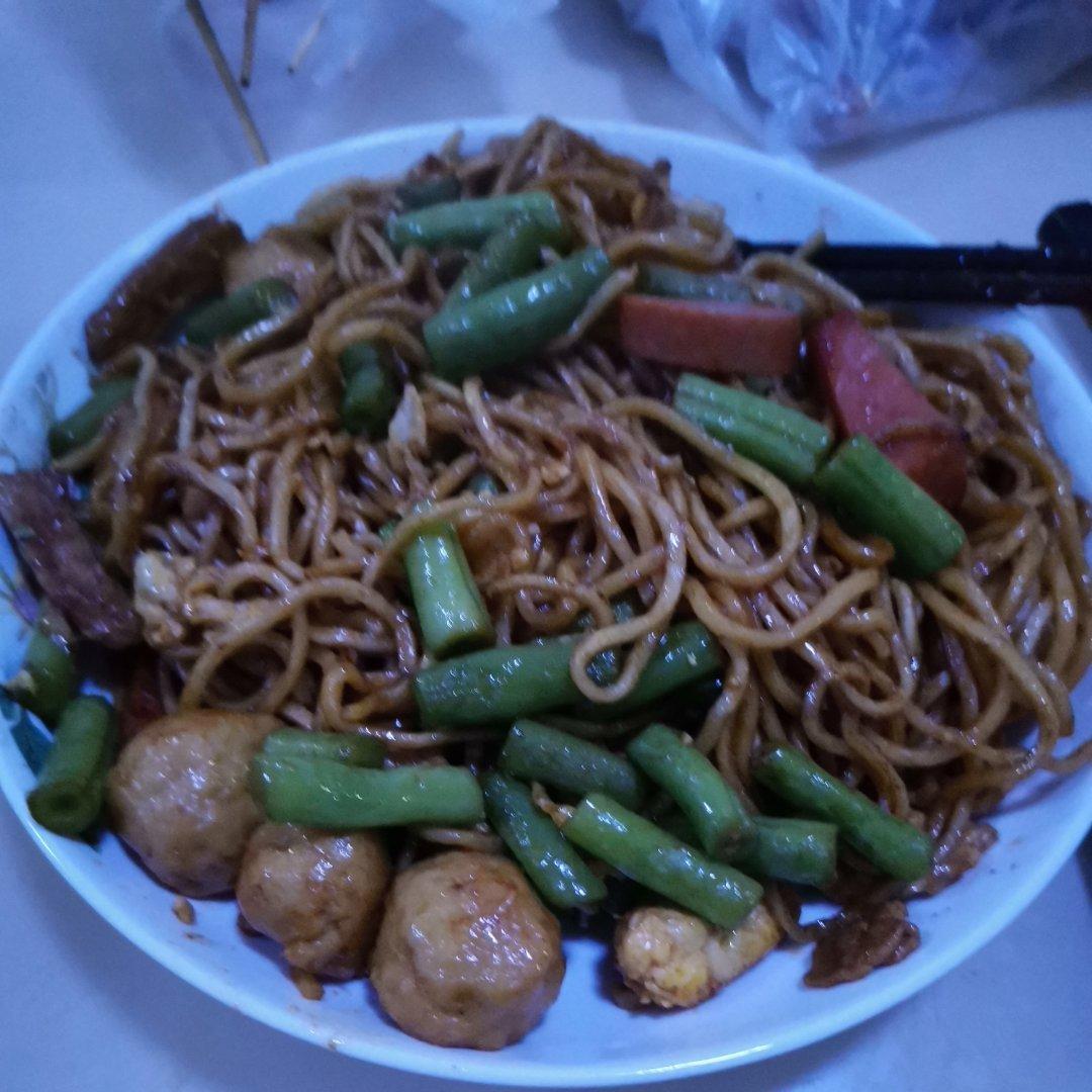 地道老北京扁豆焖面 豆角焖面 太好吃小心吃撑哦