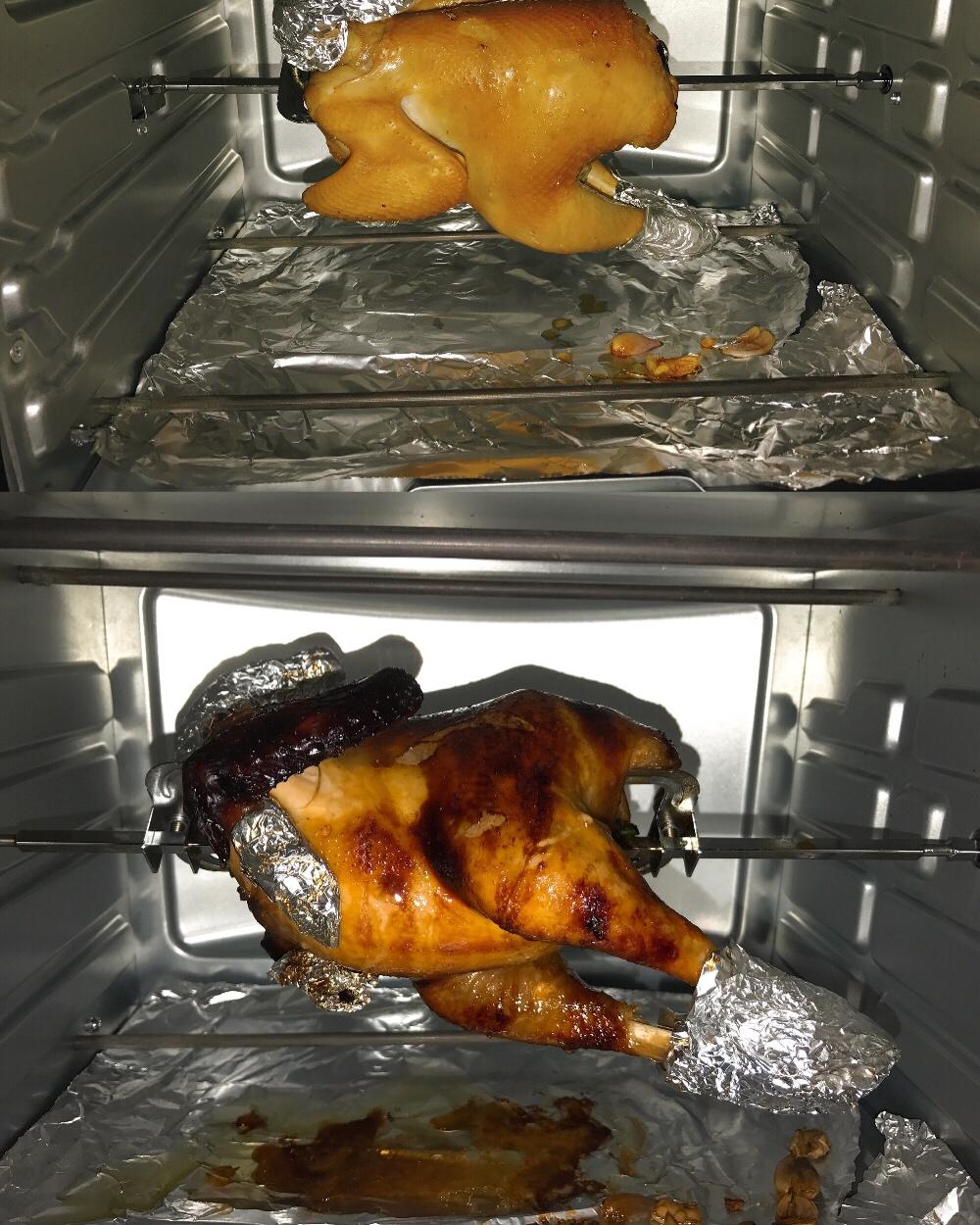 田螺姑娘超级简单不用腌制脆皮烤鸡