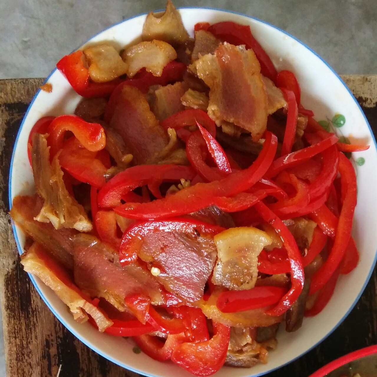红椒炒肉