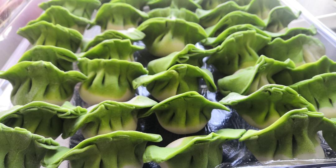 翡翠白菜饺