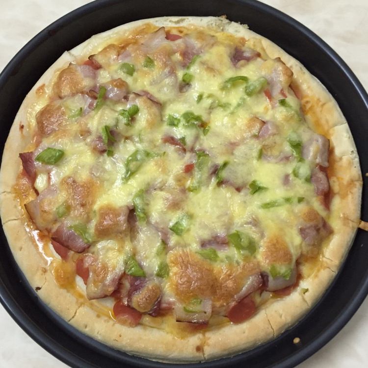 芝士培根火腿披萨Pizza