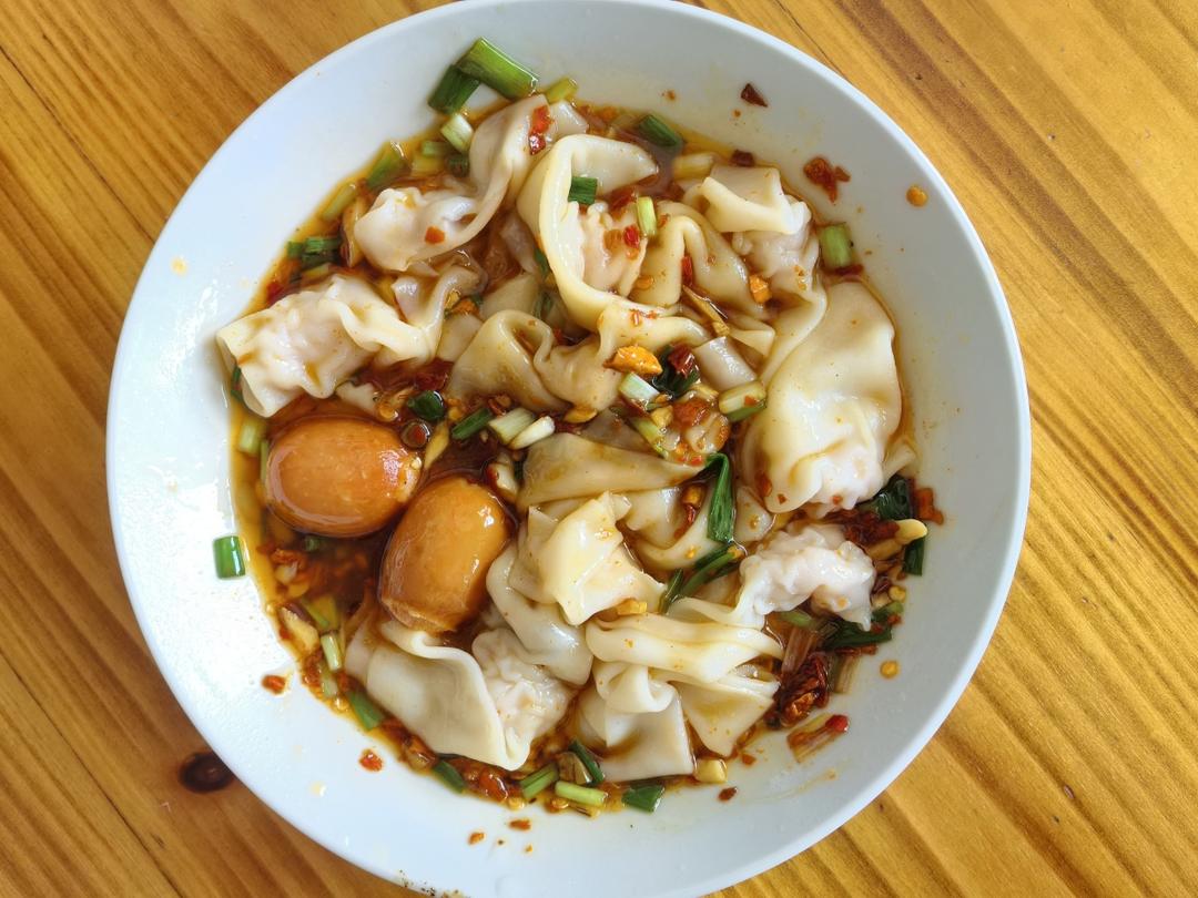 干拌馄饨-家庭版老麻抄手