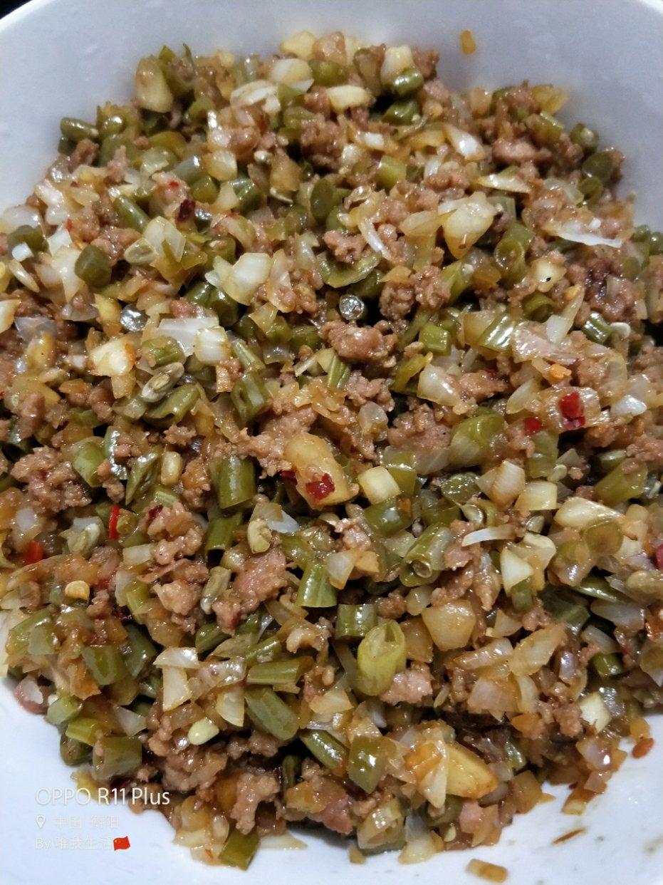 酸菜炒肉末