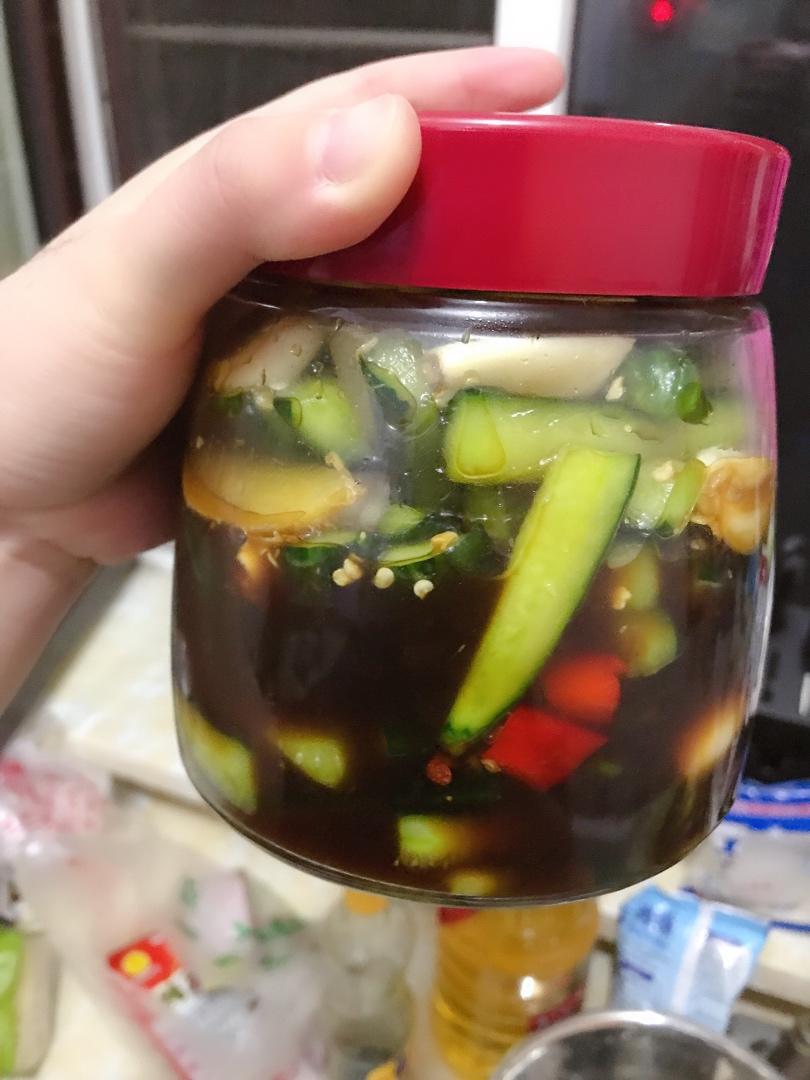 嘎嘣脆好吃到爆的黄瓜咸菜