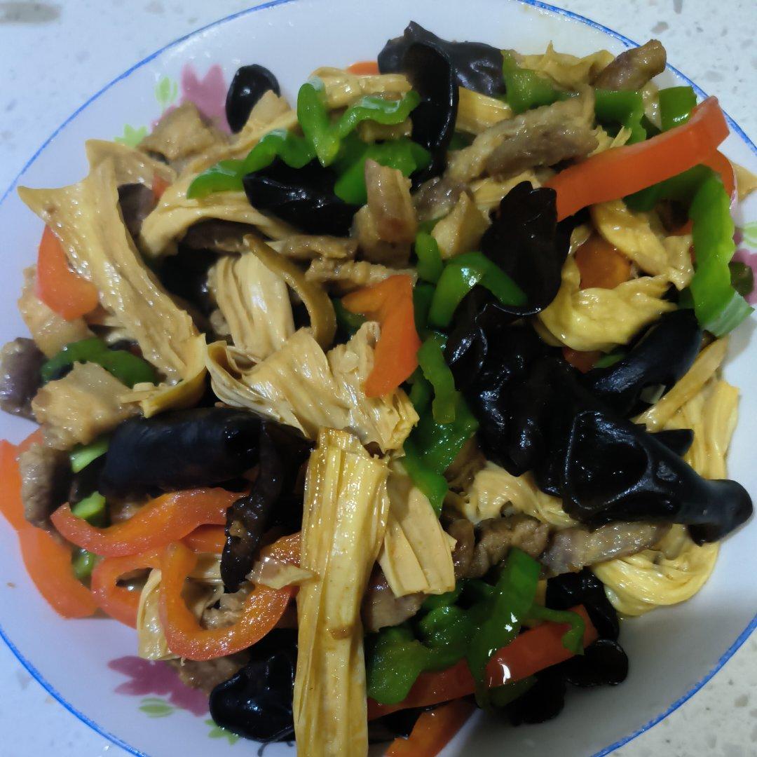 木耳炒腐竹