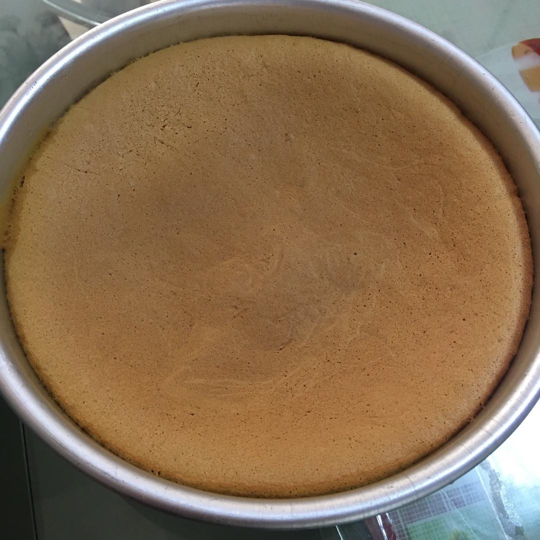 超好记八寸戚风蛋糕（后蛋法）