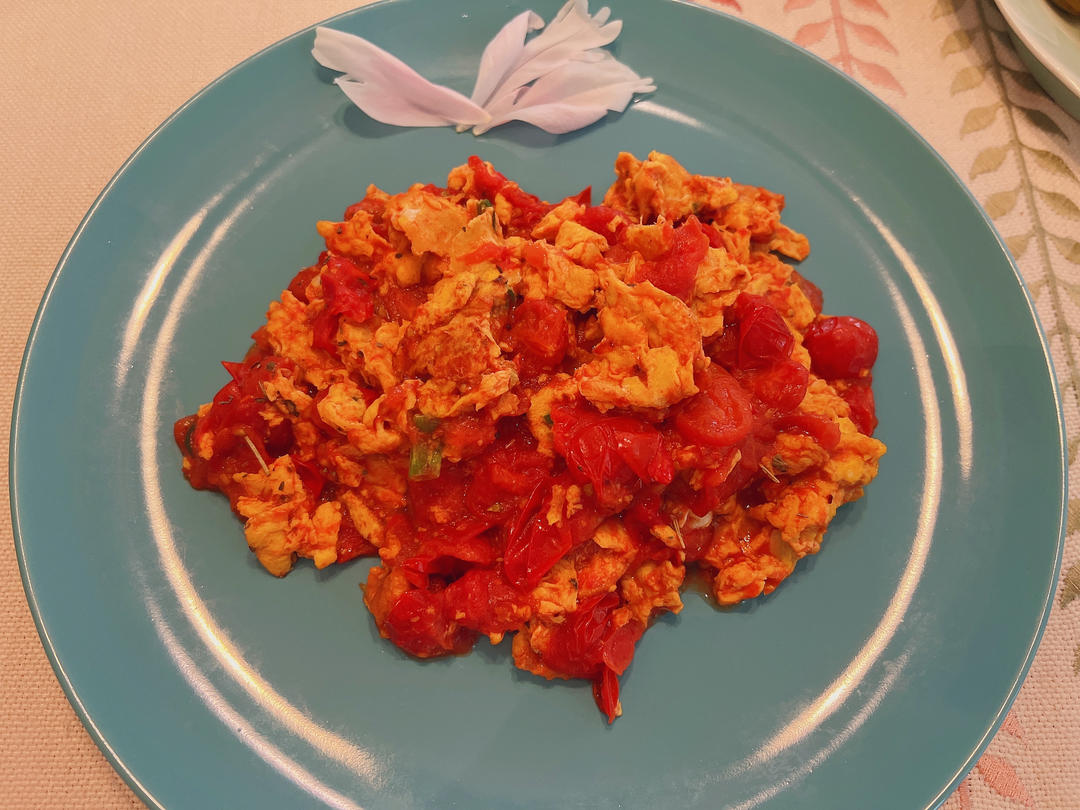 樱桃小番茄炒蛋