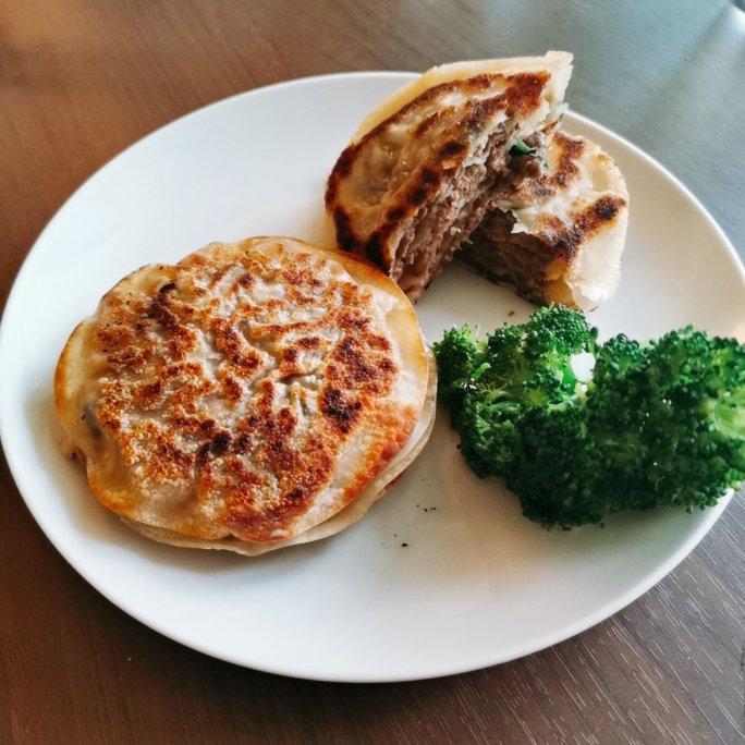 葱花牛肉饼