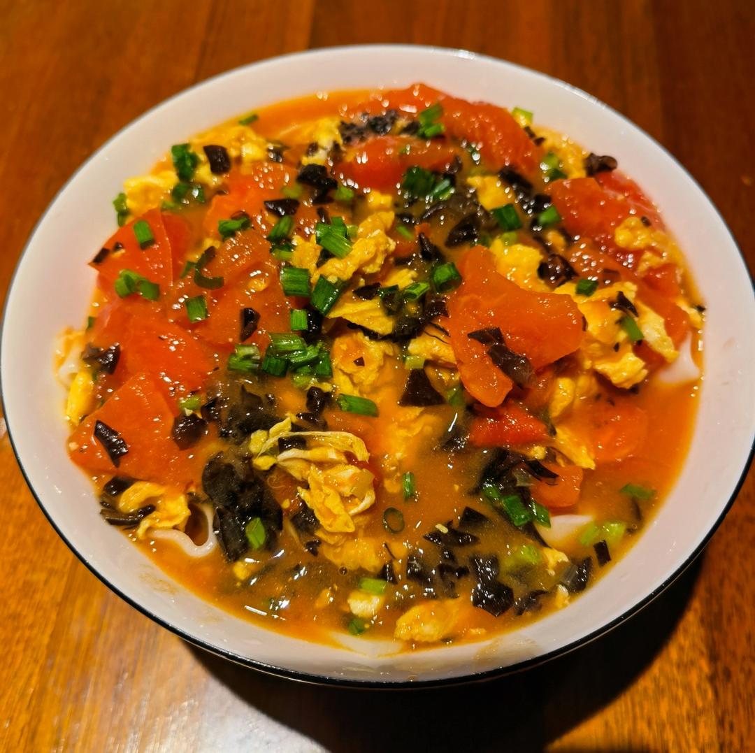 西红柿鸡蛋打卤面