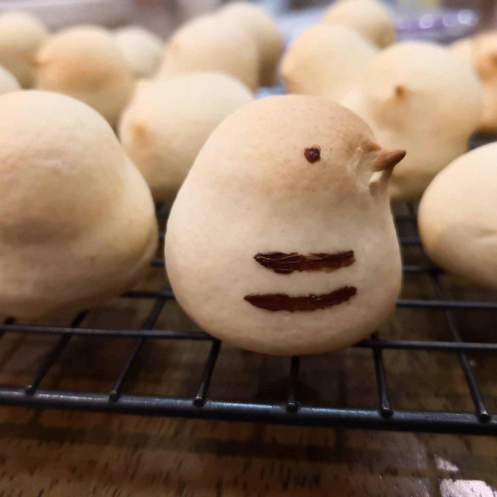 消耗炼乳｜做一窝胖嘟嘟小鸡烧果子