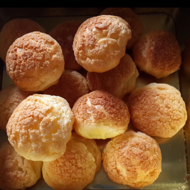 ckd患者-冰糖做的菠萝酥皮泡芙