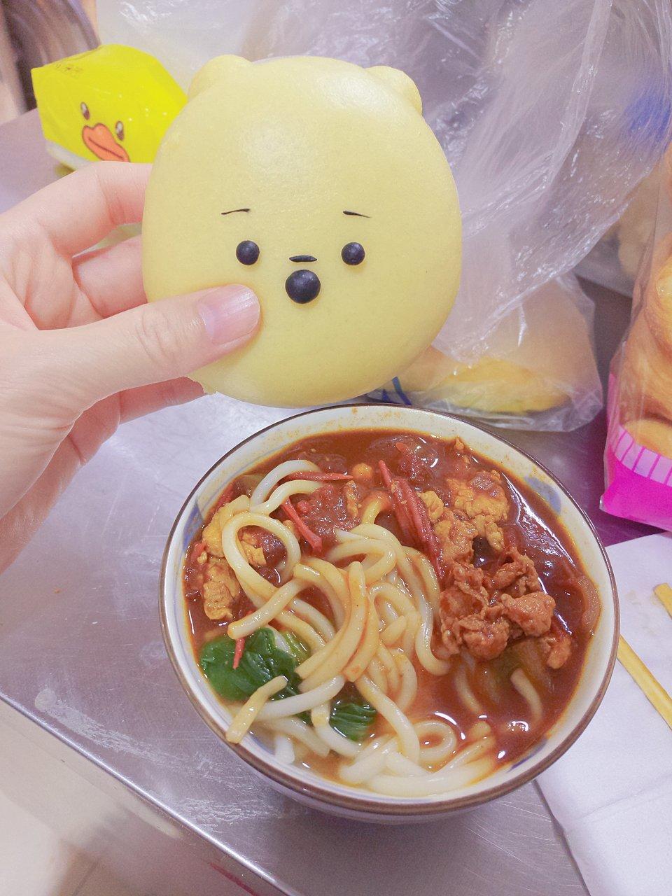 维尼小熊卡通馒头（南瓜馒头）
