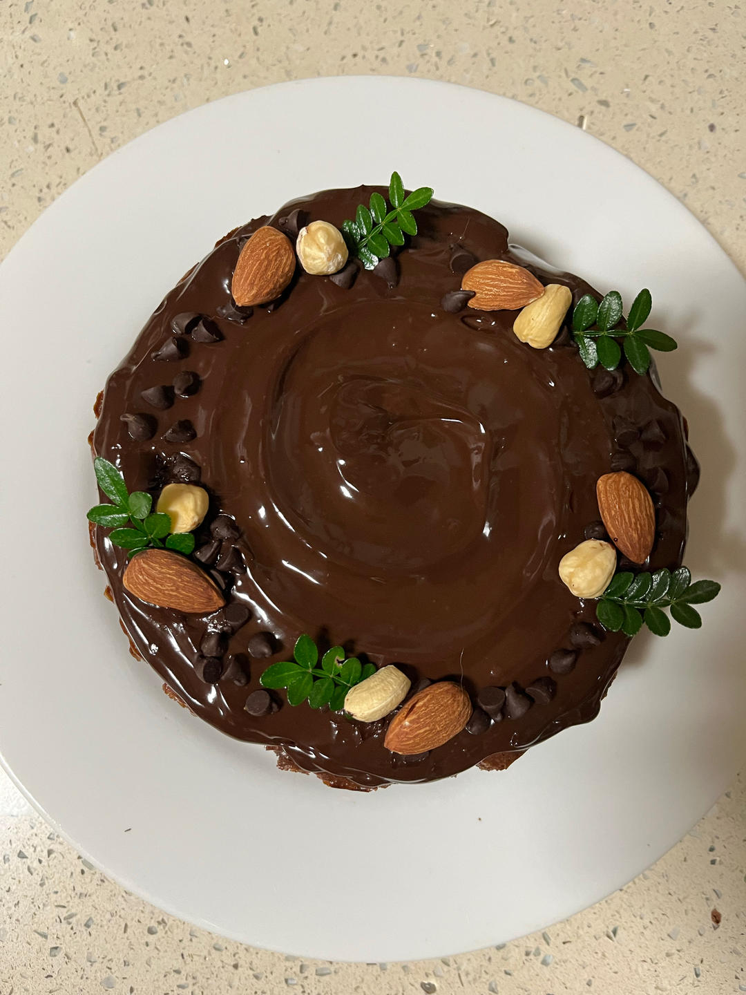 巧克力巴斯克蛋糕