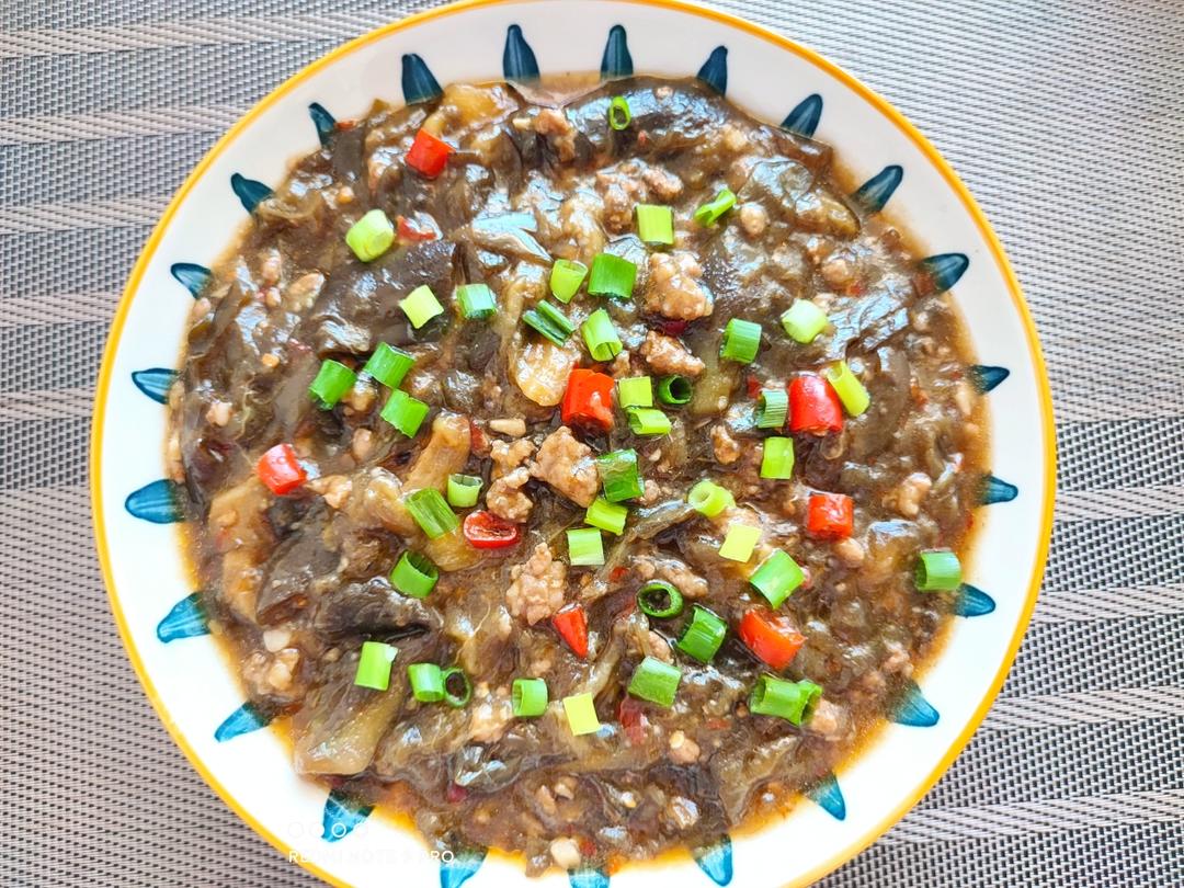 新手也能十分钟做完全家舔盘子的肉末茄子