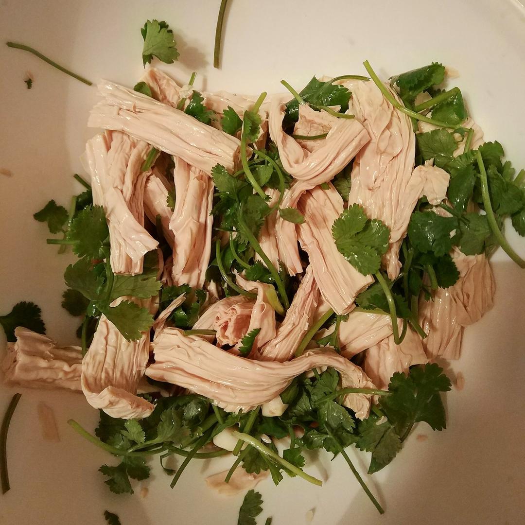 凉拌腐竹
