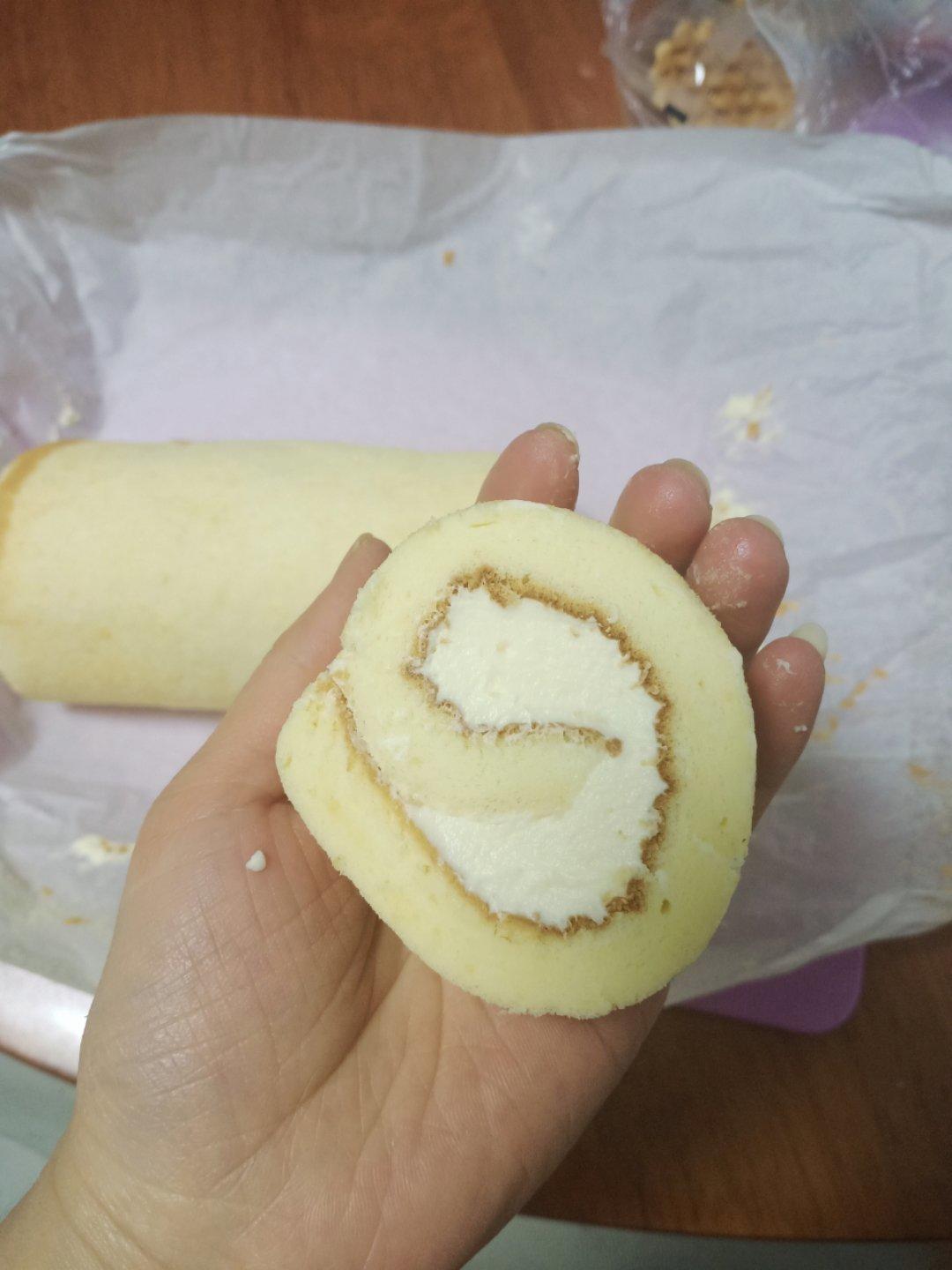 戚风奶油蛋糕卷