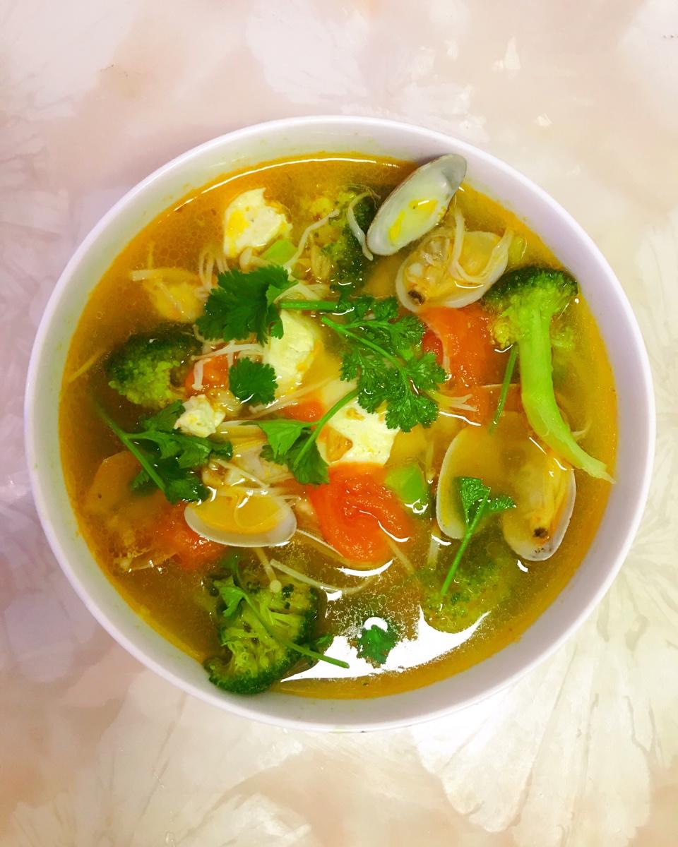 蛤蜊豆腐汤(减肥)