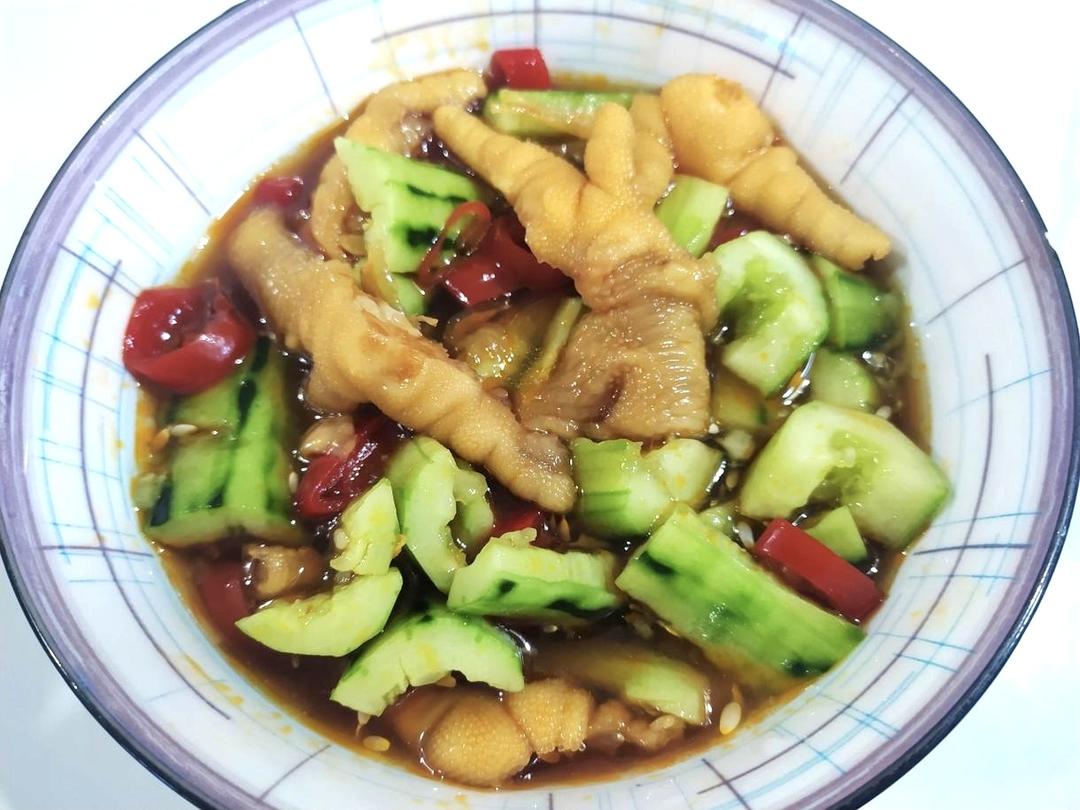 [凉拌菜]超快手无骨鸡爪拌黄瓜