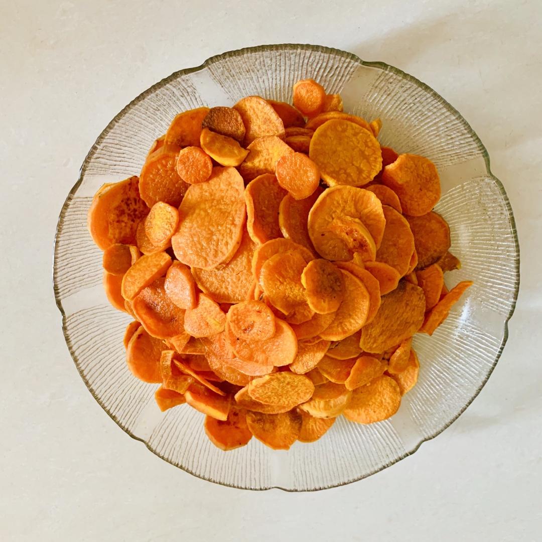 有个烤箱就能做的烤地瓜片🍠