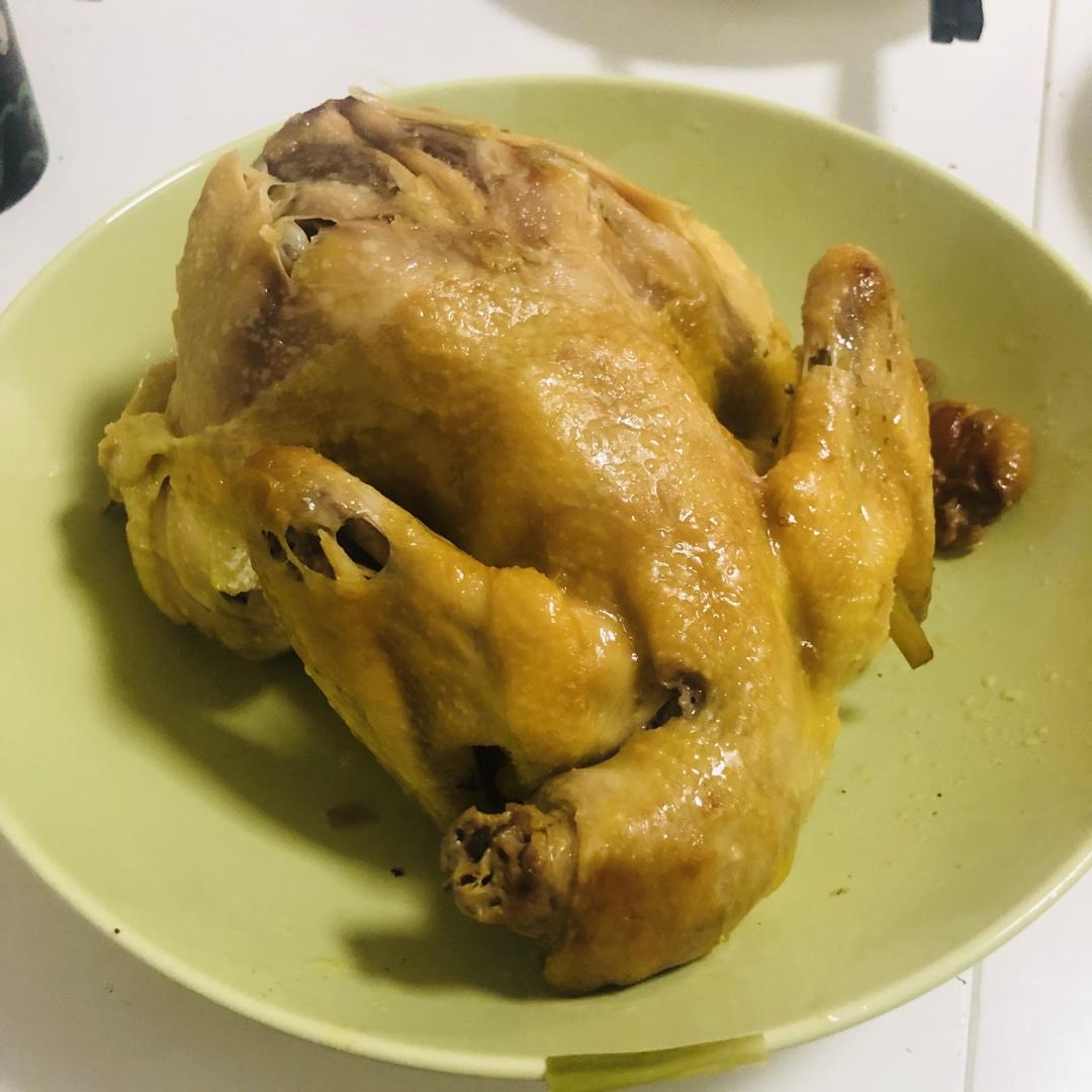 电饭锅简易版：盐焗手撕鸡