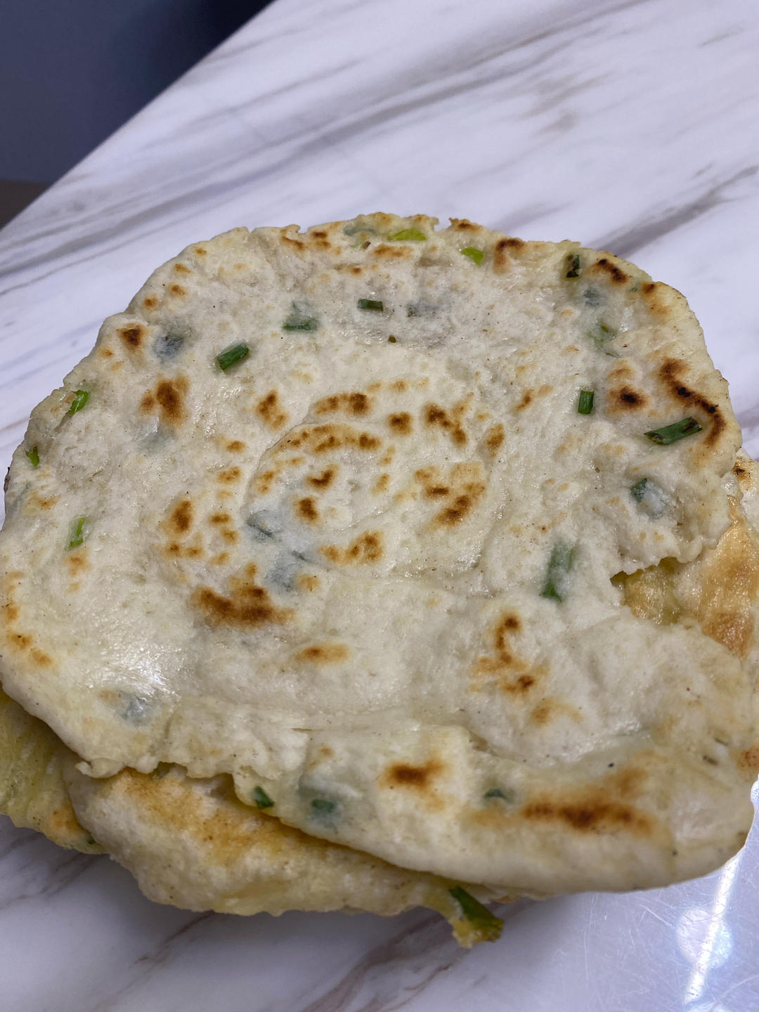 发面葱油饼