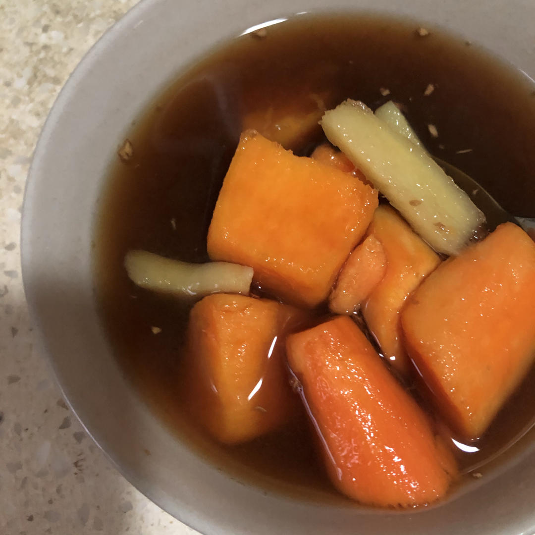红糖老姜番薯糖水