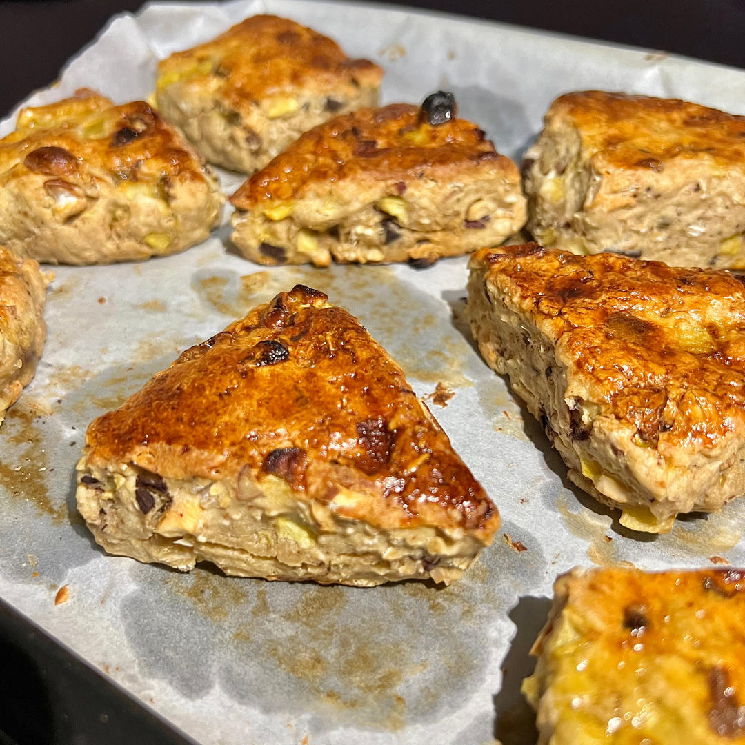 完胜星巴克的超美味酥脆司康 super easy crunched scone