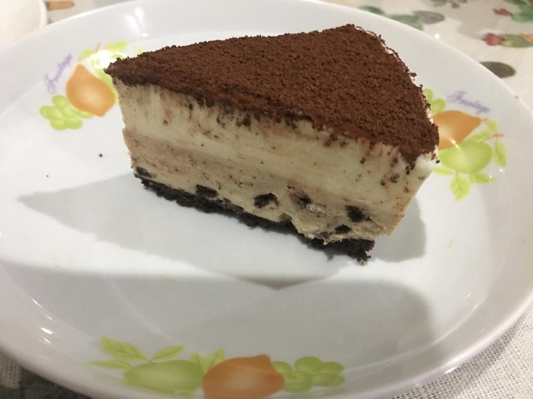 咖啡双层冻芝士蛋糕