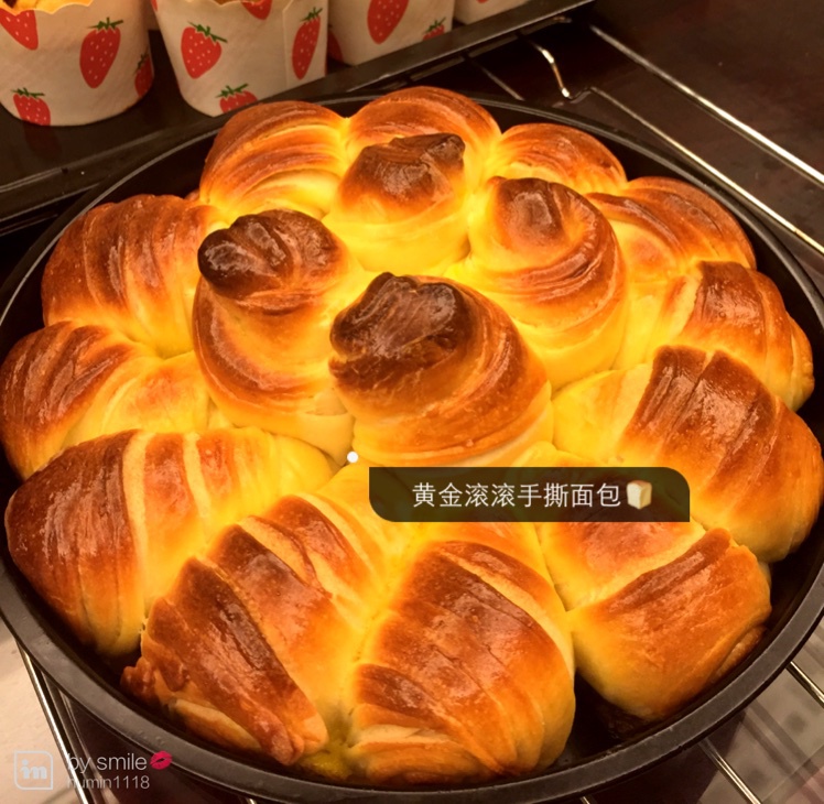 黄金滚滚来手撕面包