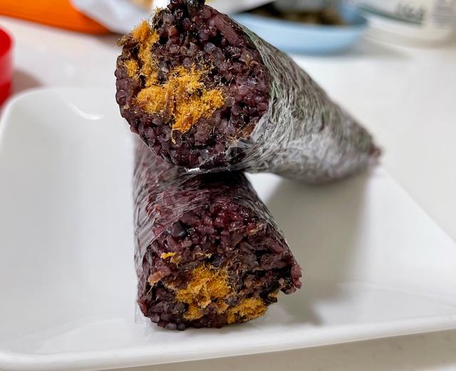 紫米饭团卷