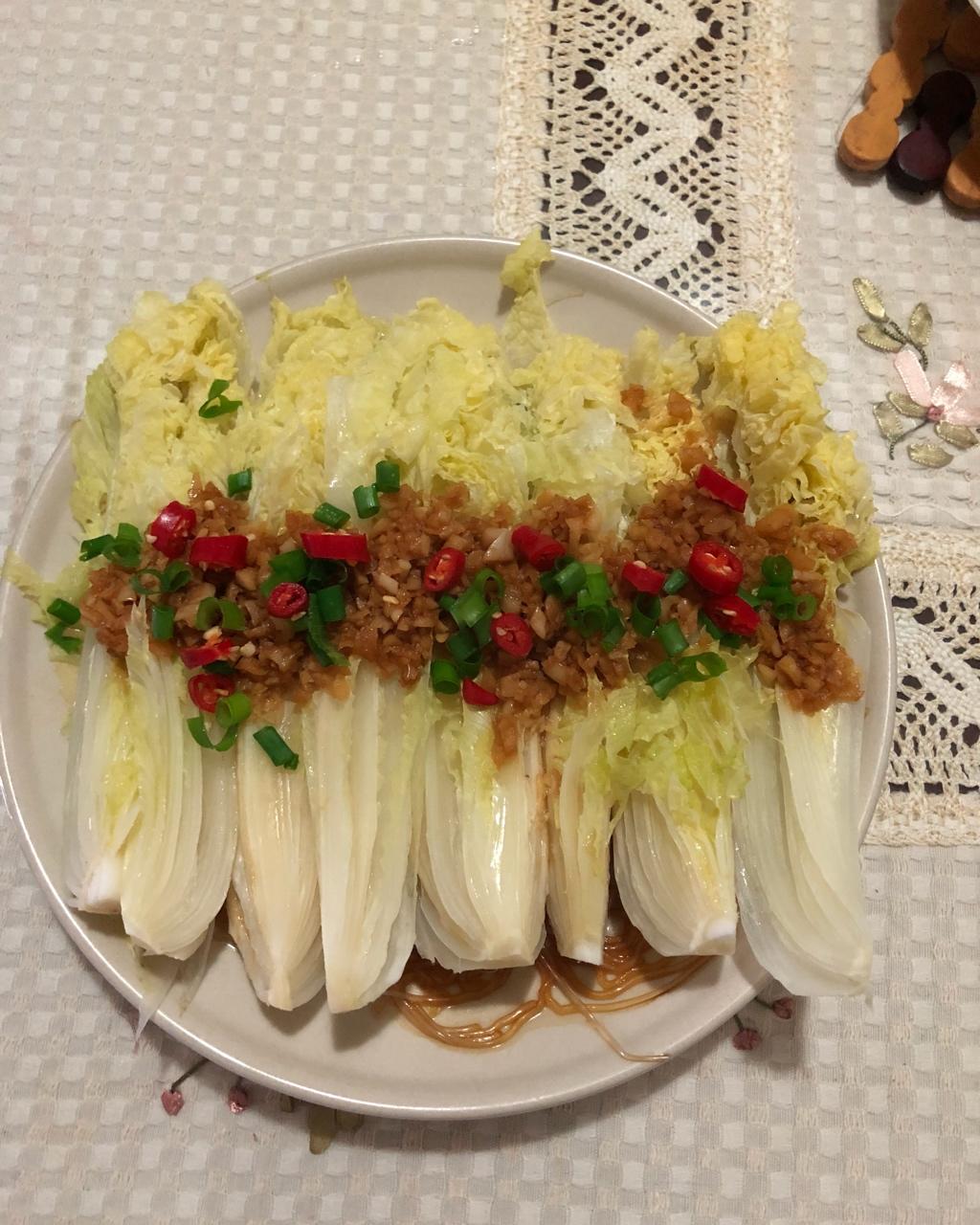蒜蓉粉丝蒸娃娃菜