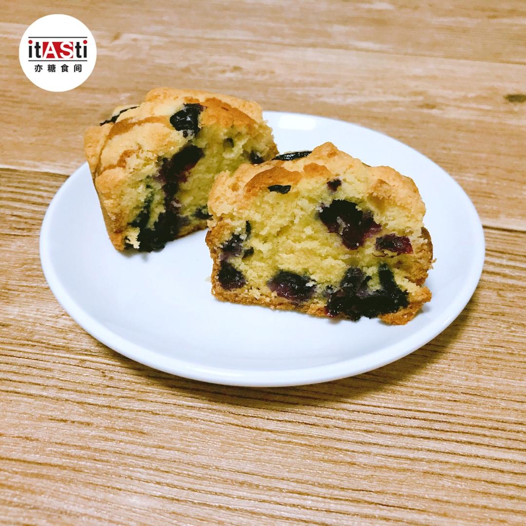 蓝莓酥粒蛋糕（视频详细步骤）