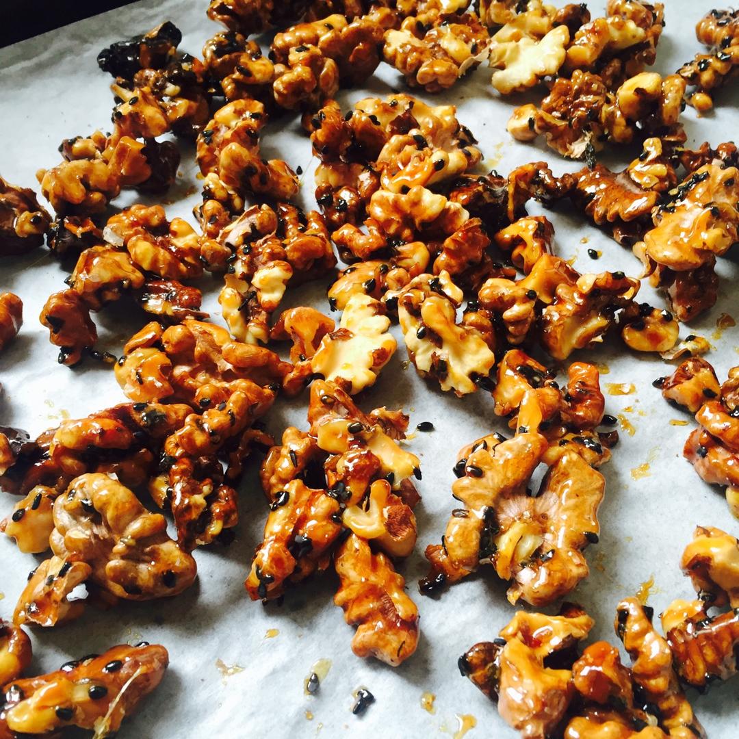 【琥珀核桃仁】冰糖无油不粘手