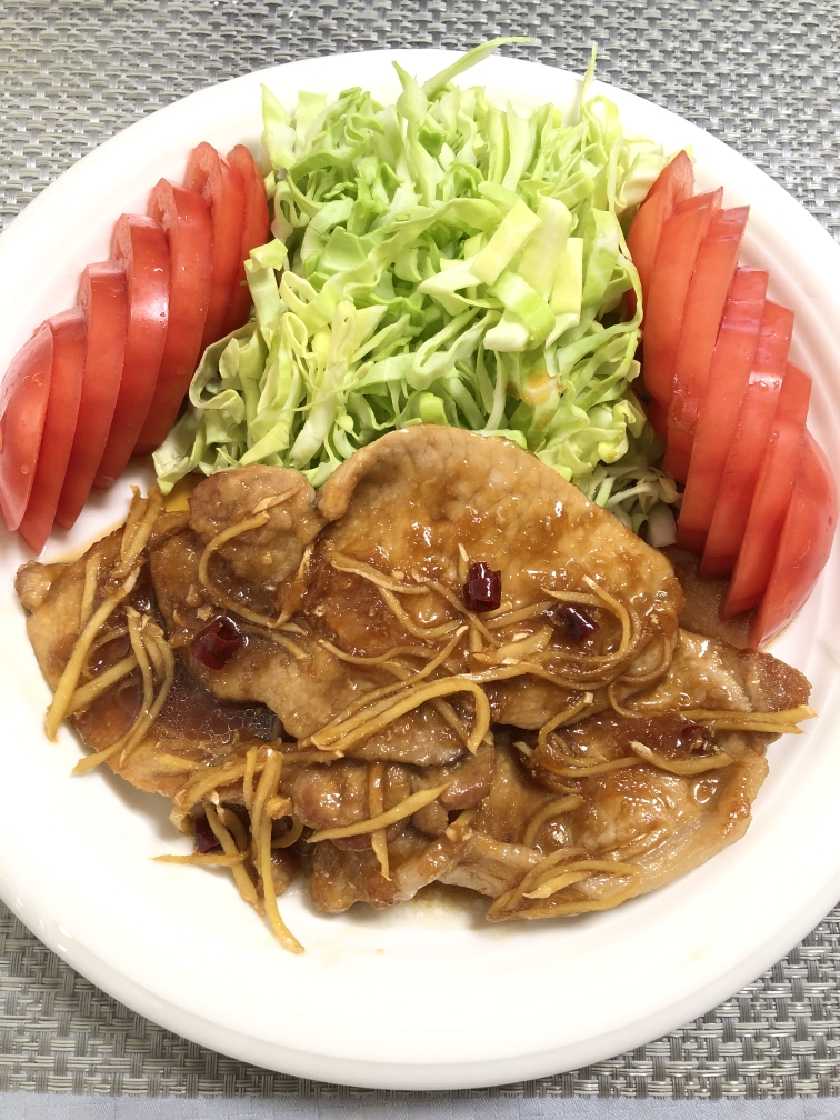 日本家常菜—生姜肉片烧
