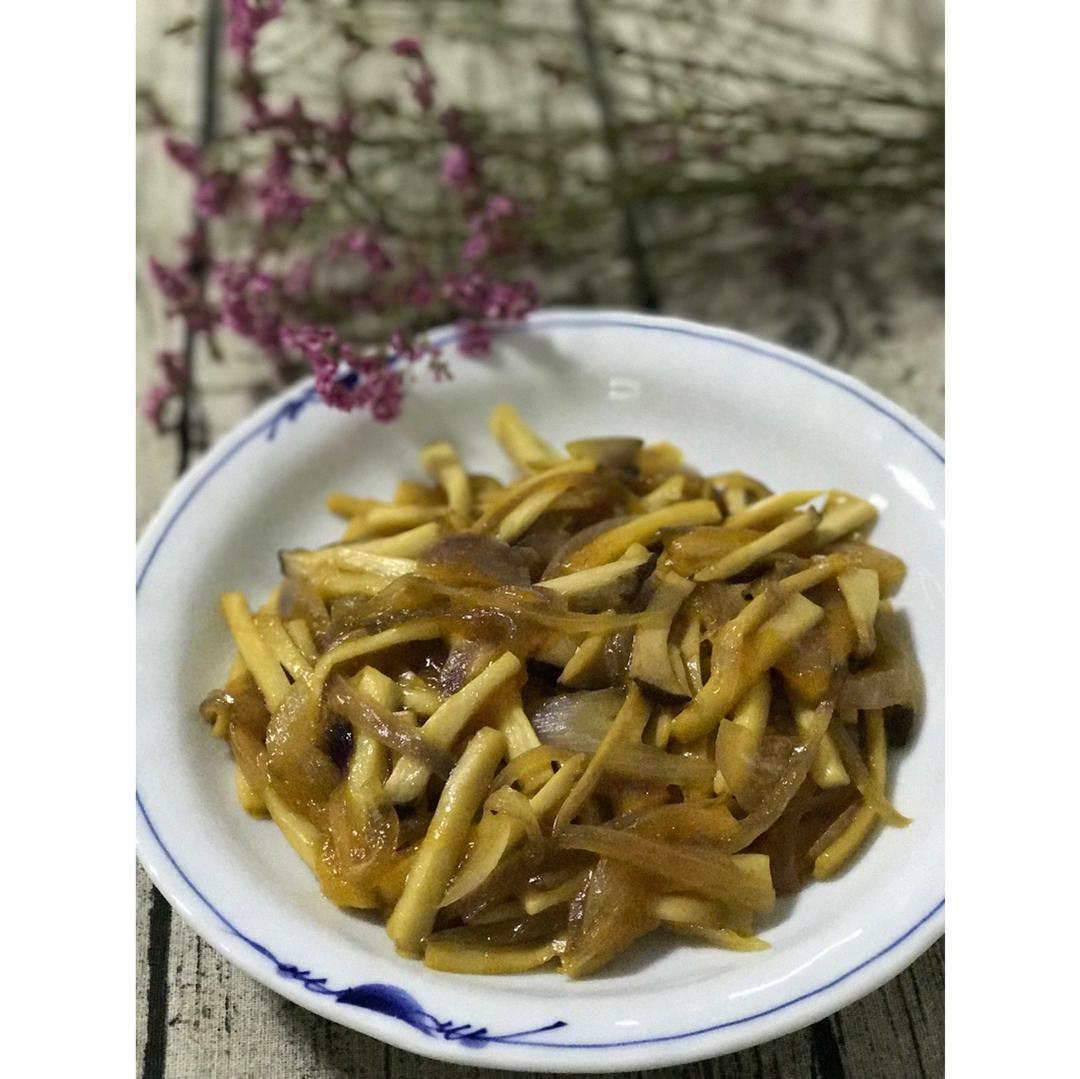 洋葱遇到杏鲍菇