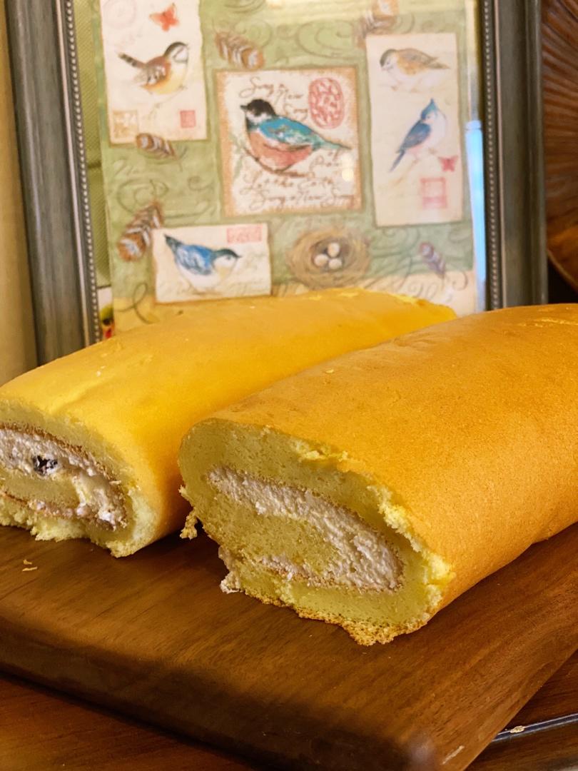 超详细的瑞士卷奶油蛋糕卷原味蛋糕卷的制作方法 饱满不掉皮不开裂（附模具换算方法）