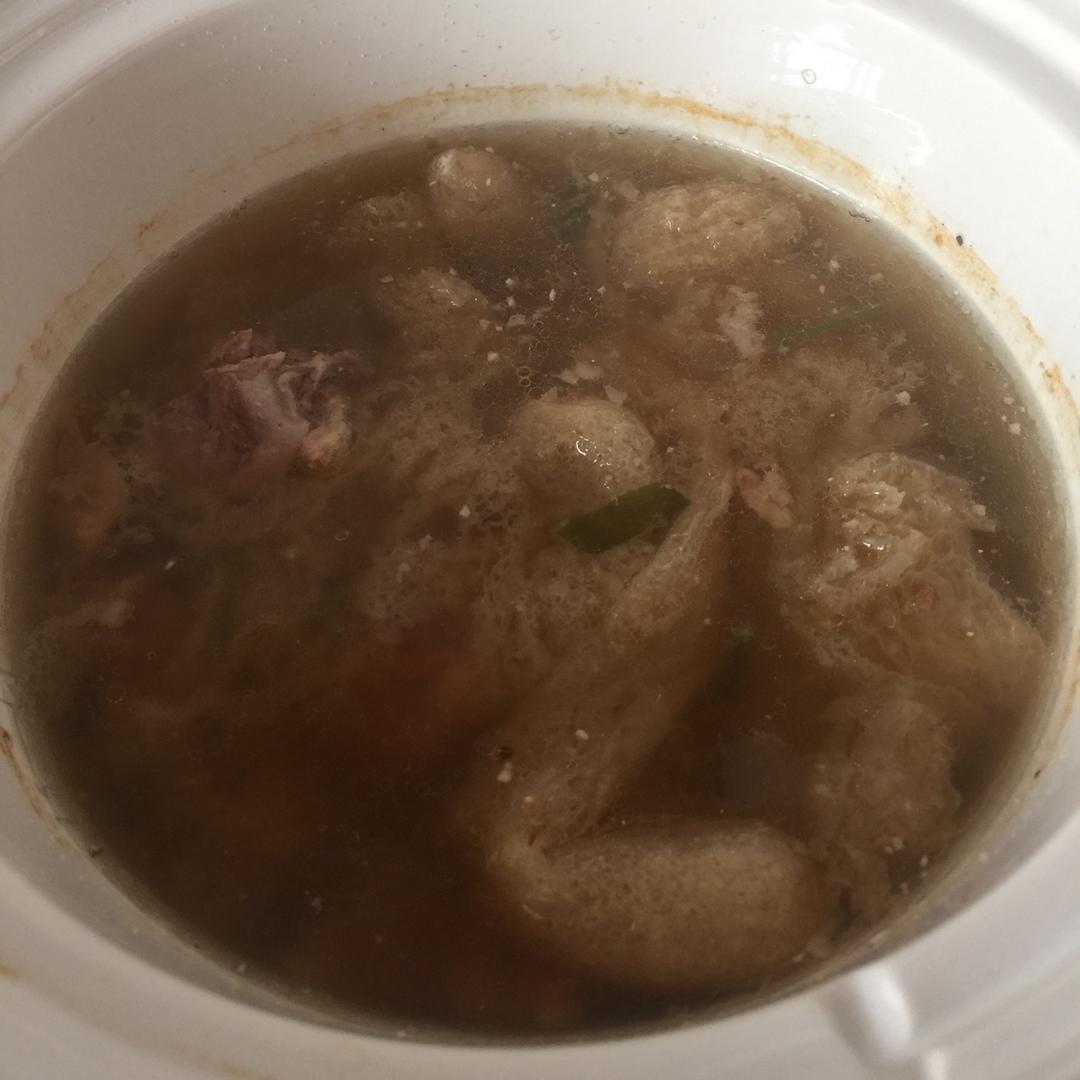 竹荪排骨汤