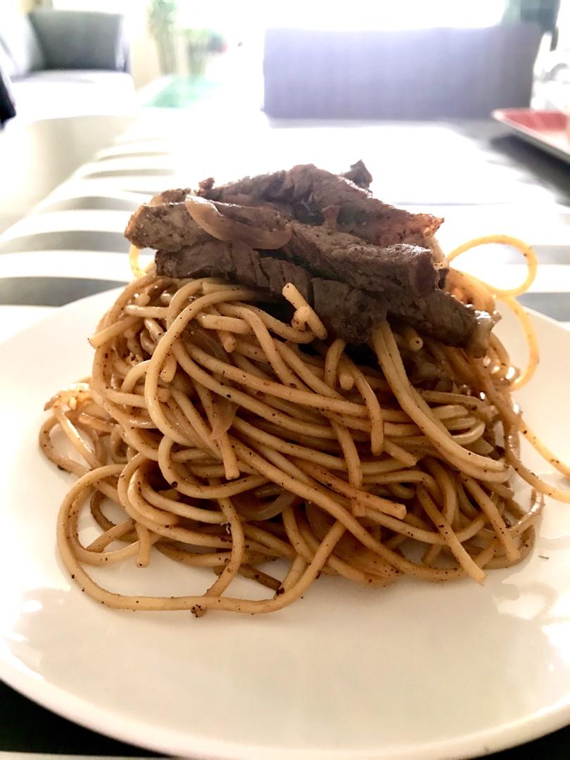 黑胡椒牛柳意面