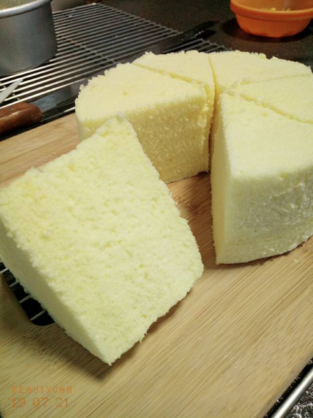 水嫩烫面蒸蛋糕