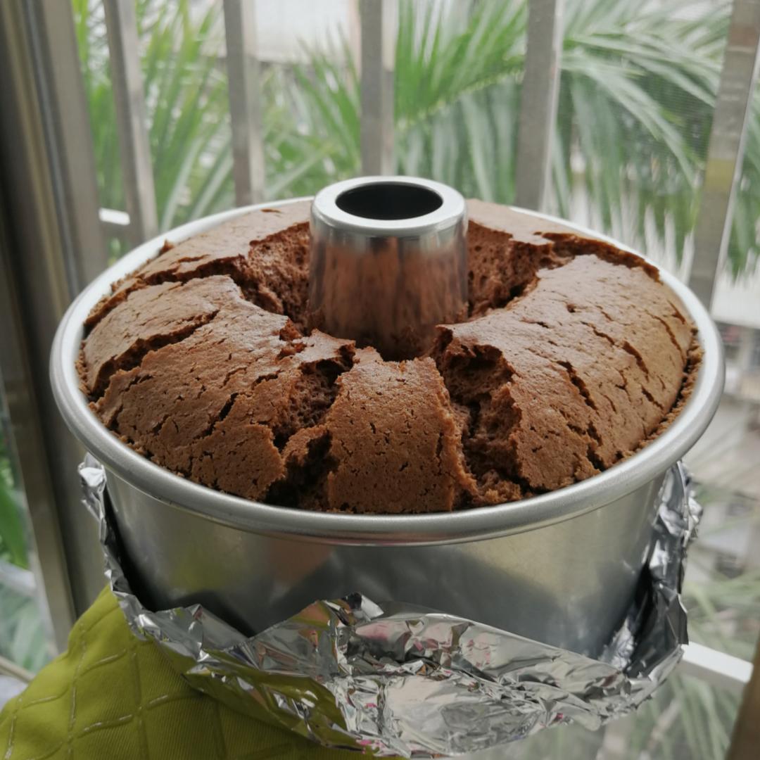 不消泡的巧克力戚风