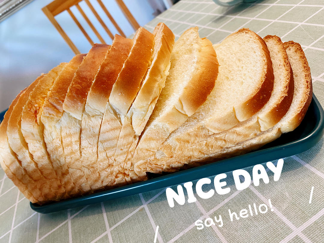 全蛋版本的直接法北海道吐司