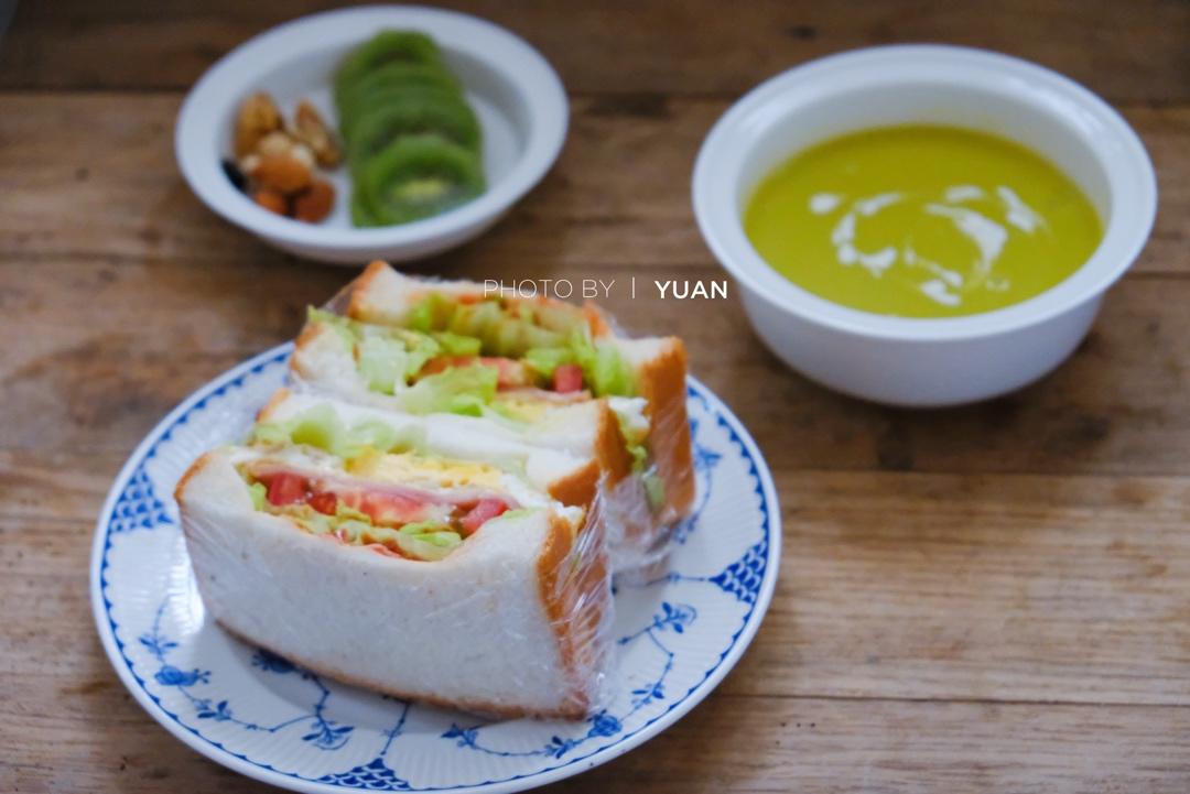 营养一网打尽，美好一天从三明治🥪开始